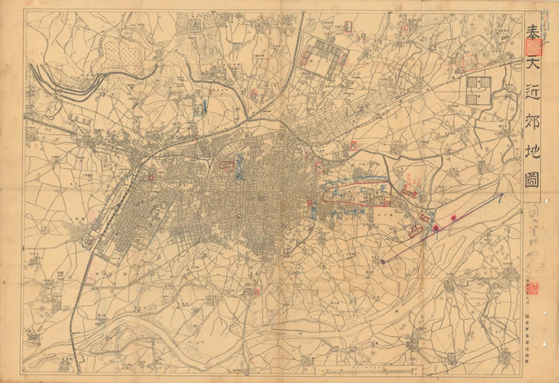 1931年《奉天近郊地图》预览图