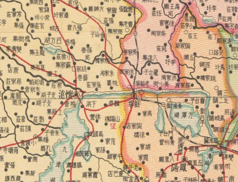 1938年《安徽省明细地图》预览图1