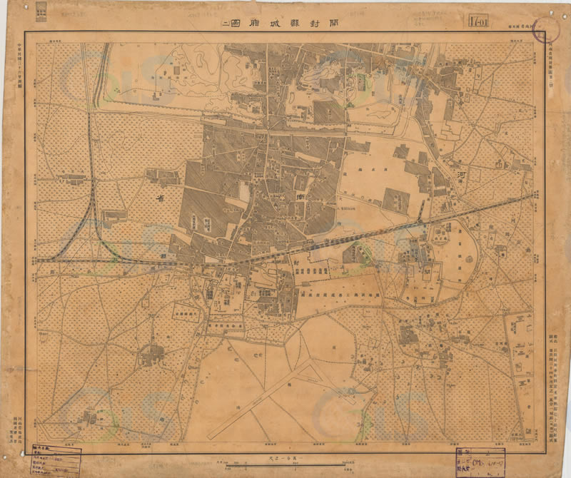 1947年《开封县城厢图》预览图1