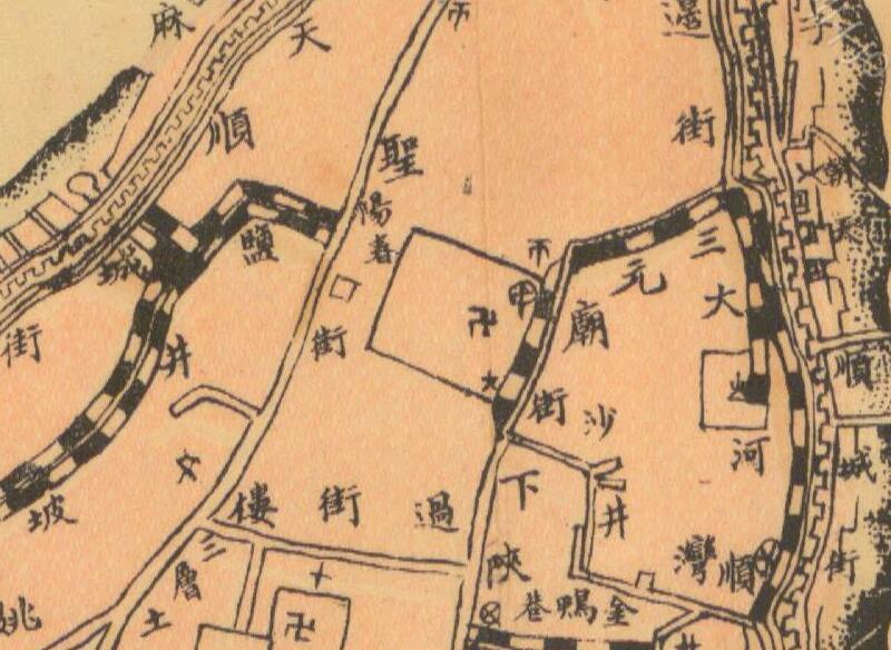 1925年《新测重庆城全图》预览图1