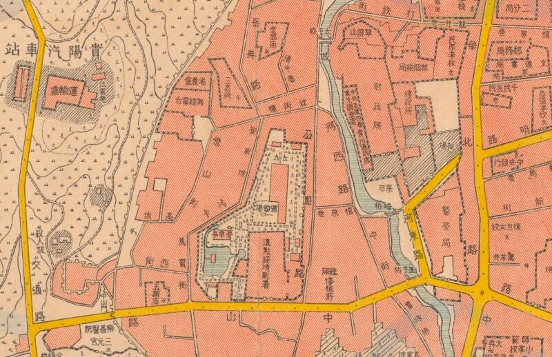 1939年《贵阳城厢街市全图》预览图1