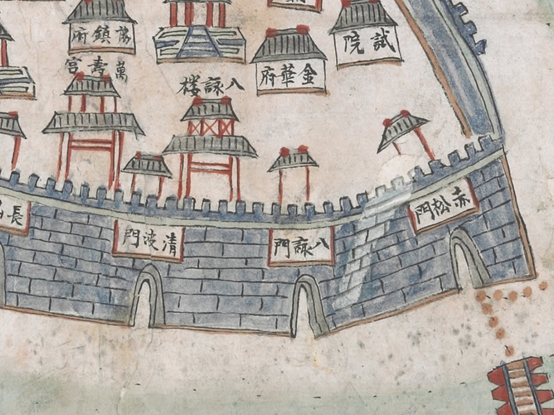 1823年《金华县舆图》