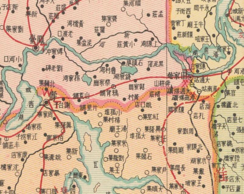 1938年《安徽省明细地图》预览图2