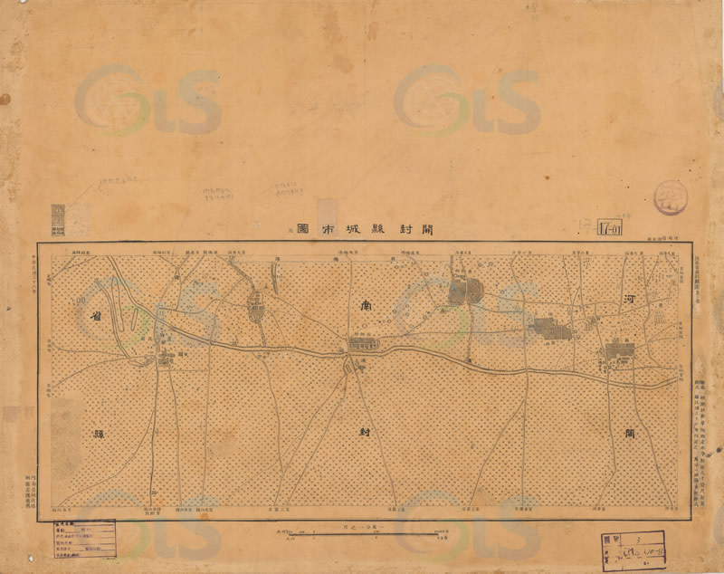 1947年《开封县城厢图》预览图2
