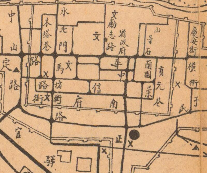 1942年《兰州市区域图》预览图2