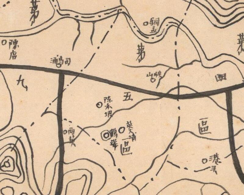 1943年《广东省潮阳县图》预览图2