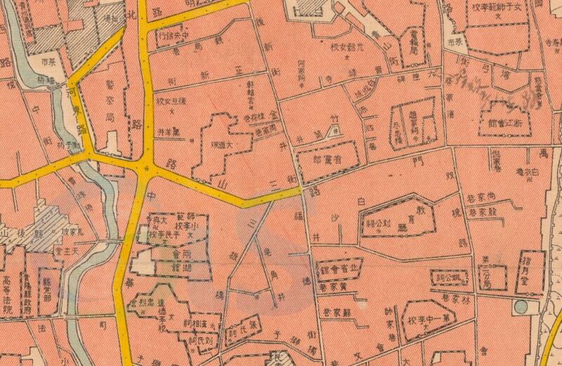 1939年《贵阳城厢街市全图》预览图2