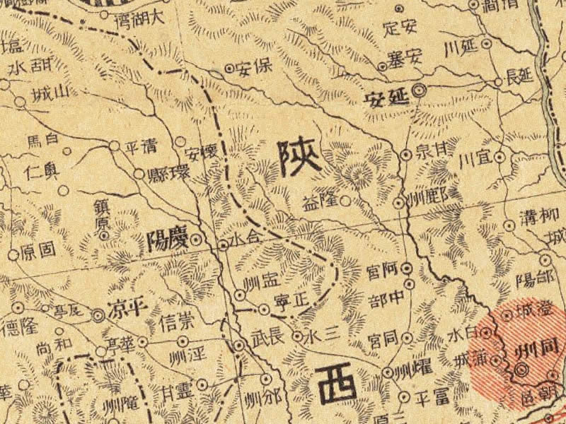 1911年《最近调查清国大地图》预览图2