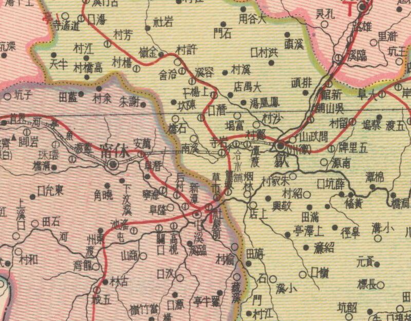 1938年《安徽省明细地图》预览图3