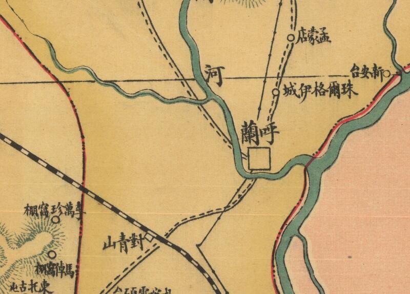 1909年《东三省筹蒙大势图》预览图2