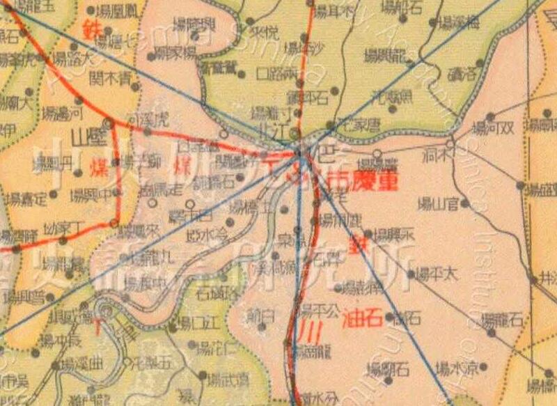 1940年《四川分县详图》预览图1