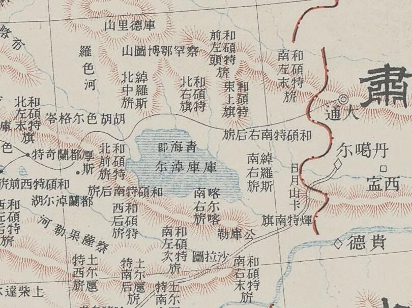 1905年青海西藏地图预览图1