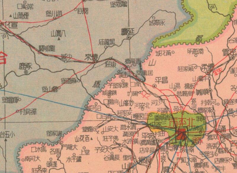 1947年《华北各省交通详图》预览图1