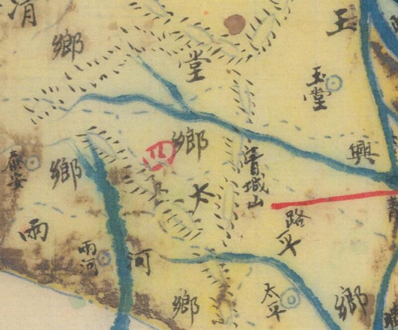 1942年《四川省灌县县图》预览图2