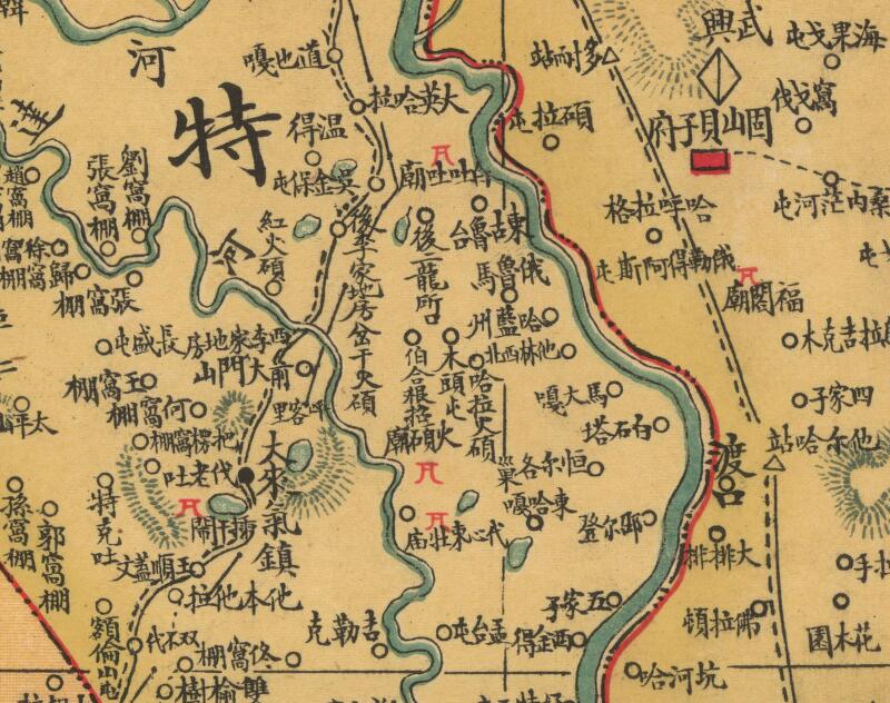 1909年《东三省筹蒙大势图》预览图4