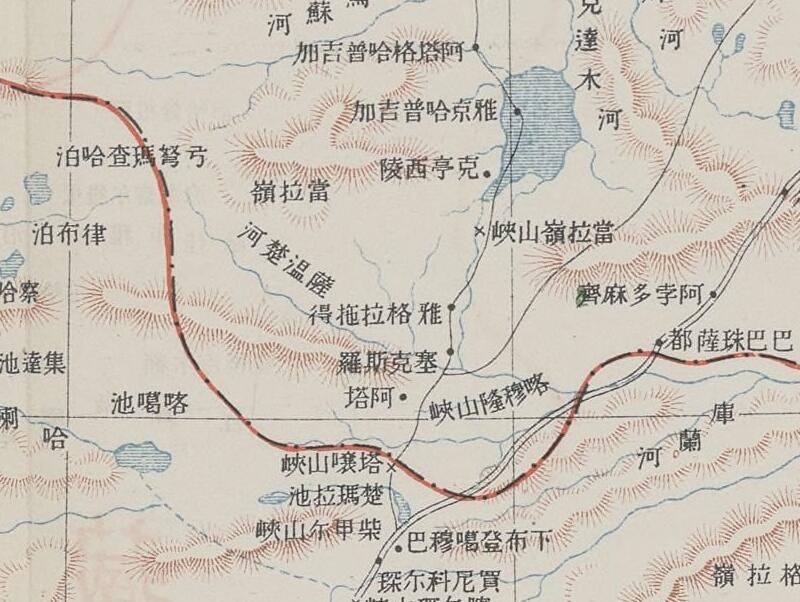 1905年青海西藏地图预览图3