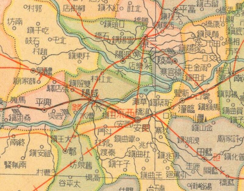 1941年《陕西分县详图》预览图1