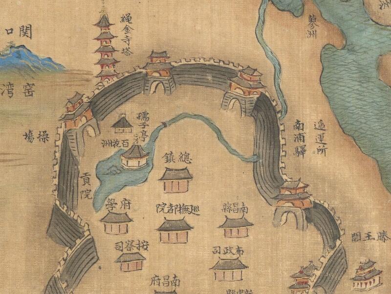 1682年《南昌府治图》预览图1