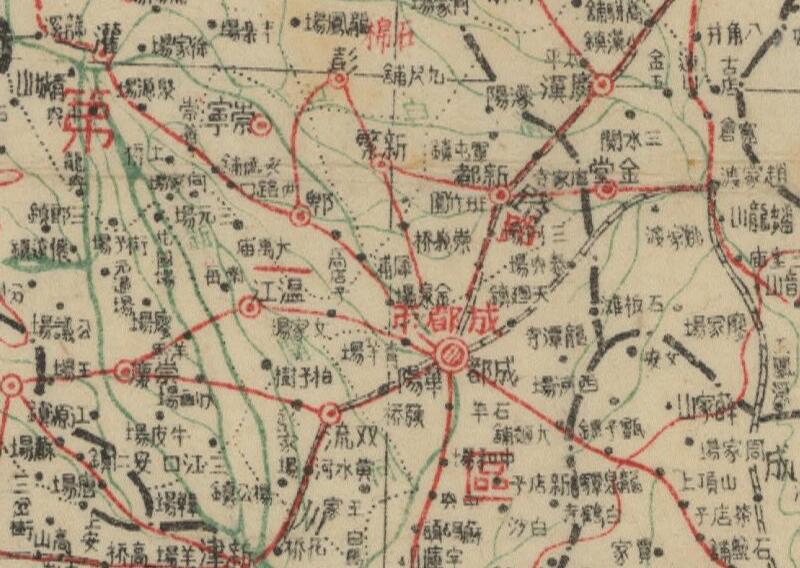 1940年《四川省地图》预览图1