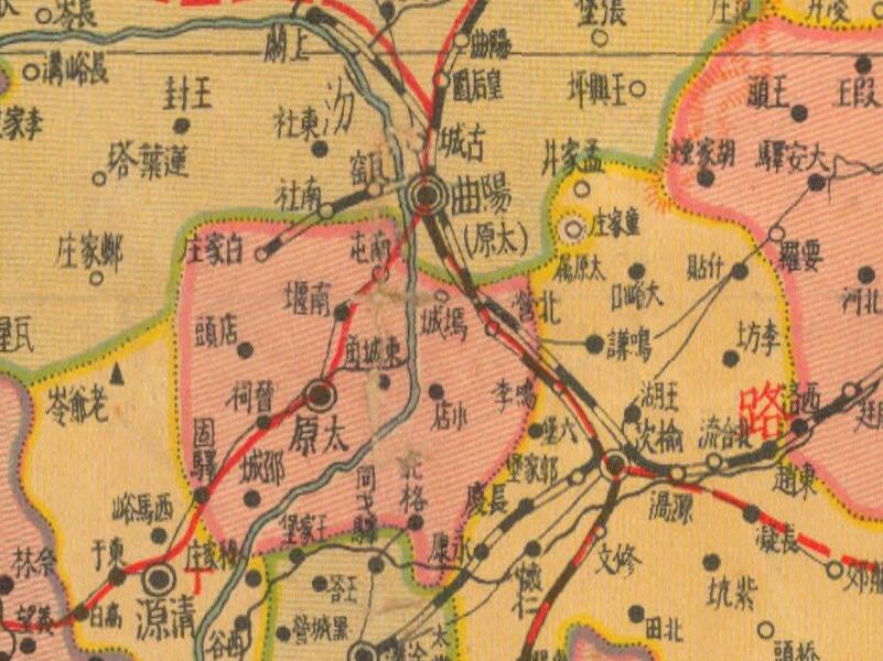 1938年《山西省明细地图》预览图1