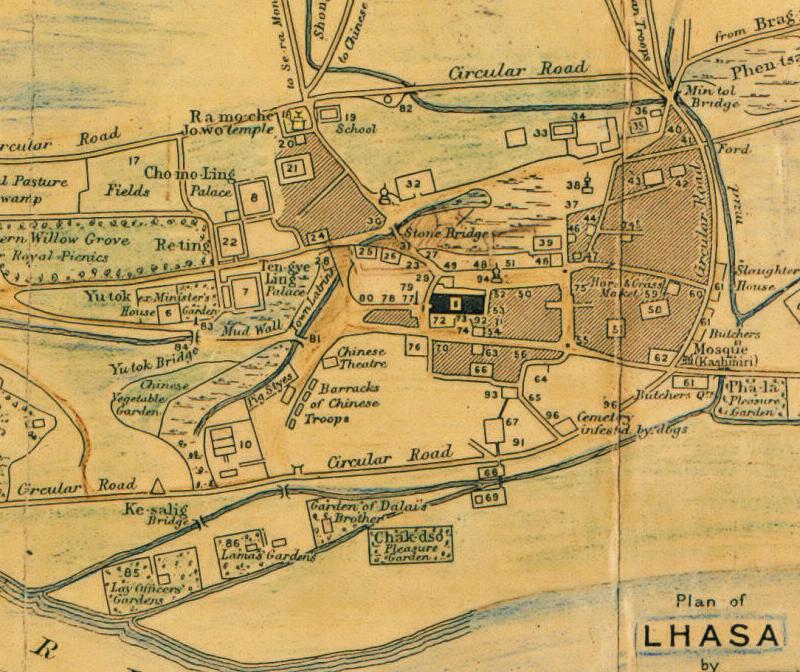 1905-1915年 拉萨鸟瞰图预览图3