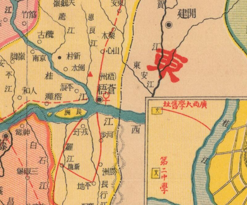1937年《广西省明细地图》预览图3