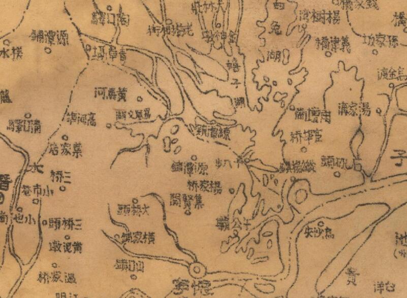 1945年《安徽省水道图》预览图3