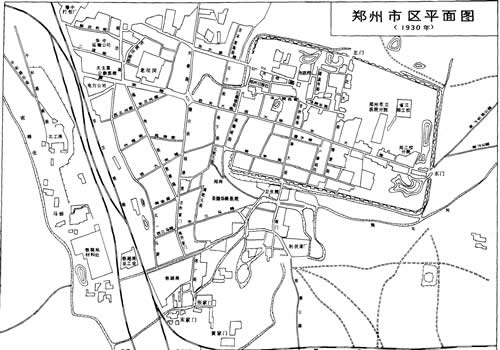 1930年《郑州市区平面图》缩略图