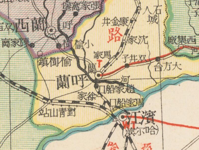 1937年《黑龙江省明细地图》预览图1
