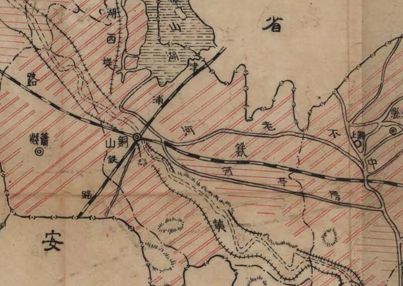 1947年《徐淮海水灾区域图》预览图2