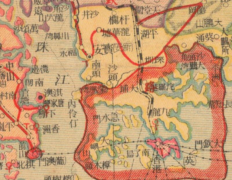 1938年《广东省明细地图》预览图2