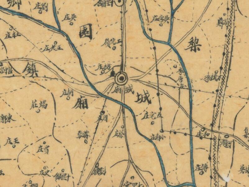 1942年《河南省新郑县图》预览图2