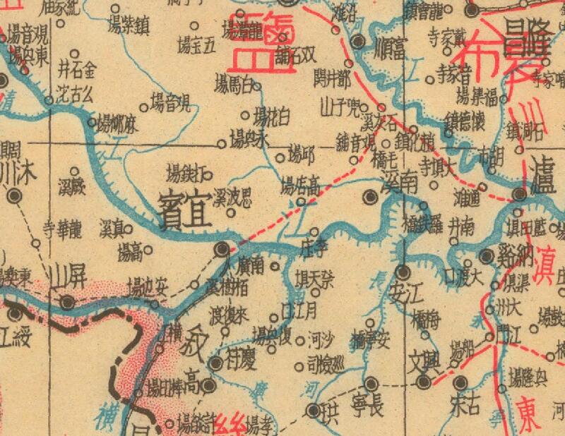 1944年《实用四川地图》预览图2
