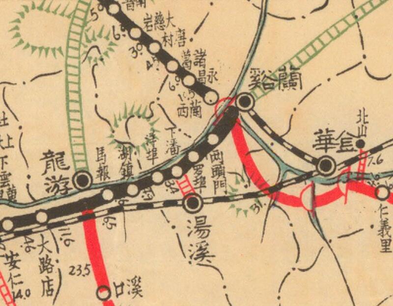 1947年《浙江省公路路线图》预览图2