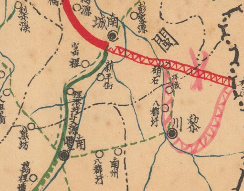 1932年《江西全省公路图》预览图3