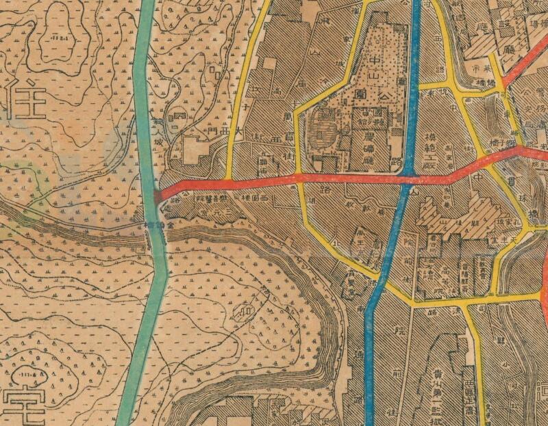 1930年《贵阳市道路系统图》预览图3