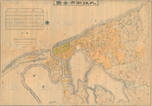 1926年《九江街市全图》缩略图