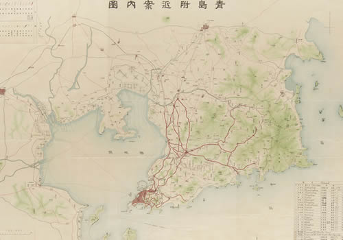 1921年《青岛附近案内图》缩略图