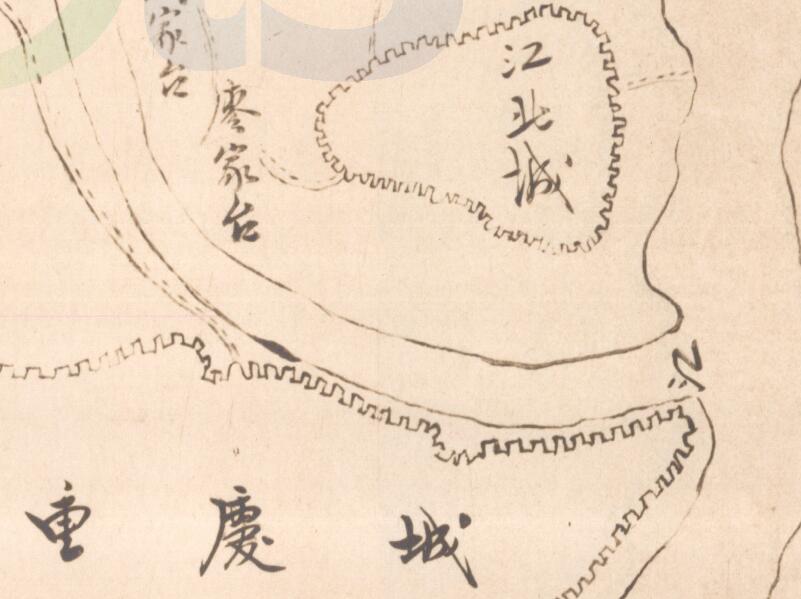 1933年《重庆市区经界草图》预览图1