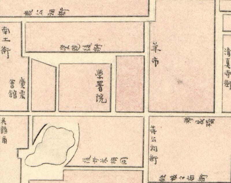 1883年《河南开封府城市街之图》预览图1