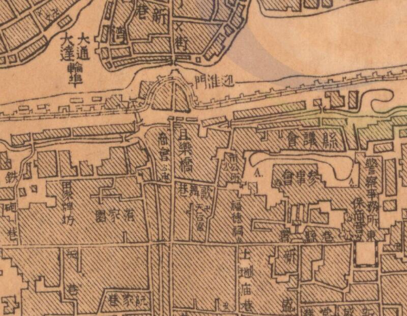 1914年《泰县城厢图》预览图1