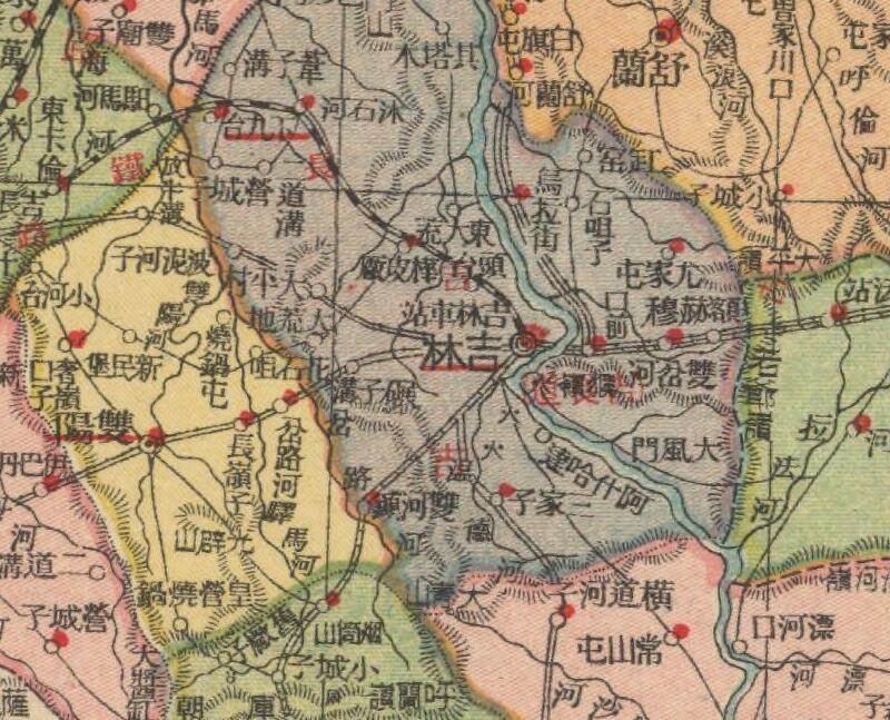 1932年《吉林分县新图》预览图1