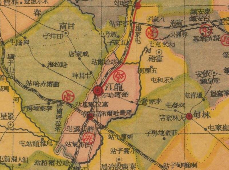 民国：《黑龙江分县新图》预览图2