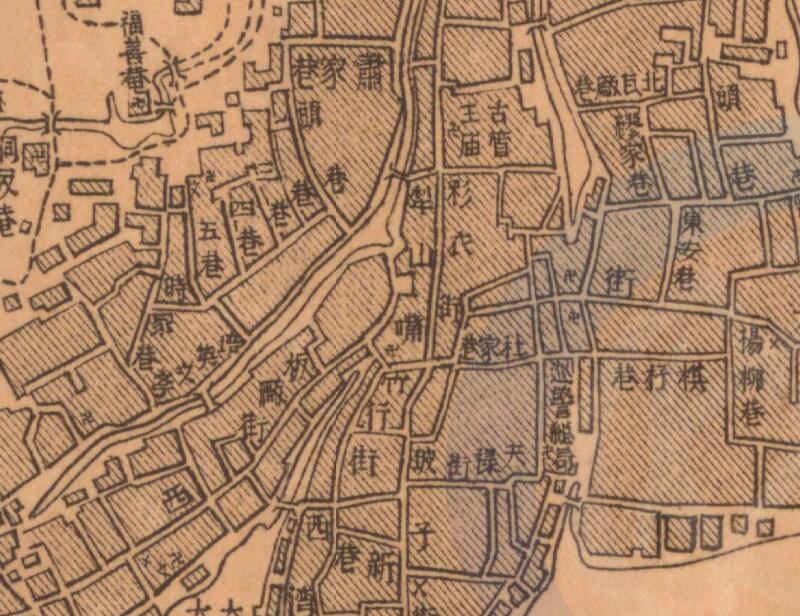 1914年《泰县城厢图》预览图2