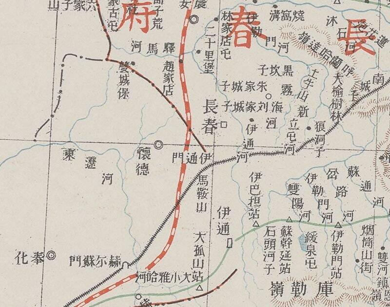 1905年《吉林省》地图预览图2