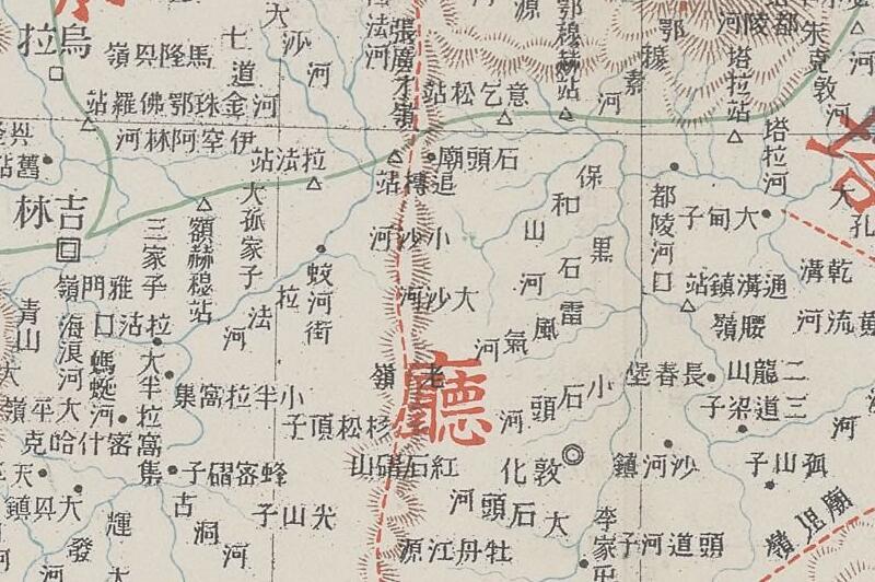 1905年《吉林省》地图预览图3
