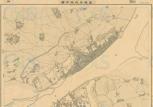 1947年《襄阳樊城城市图》