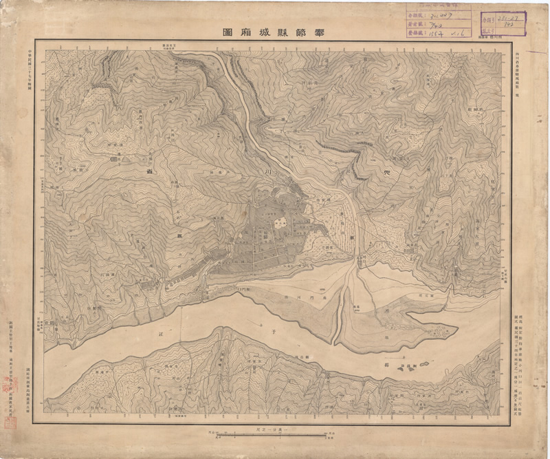 1948年《奉节县城厢图》预览图