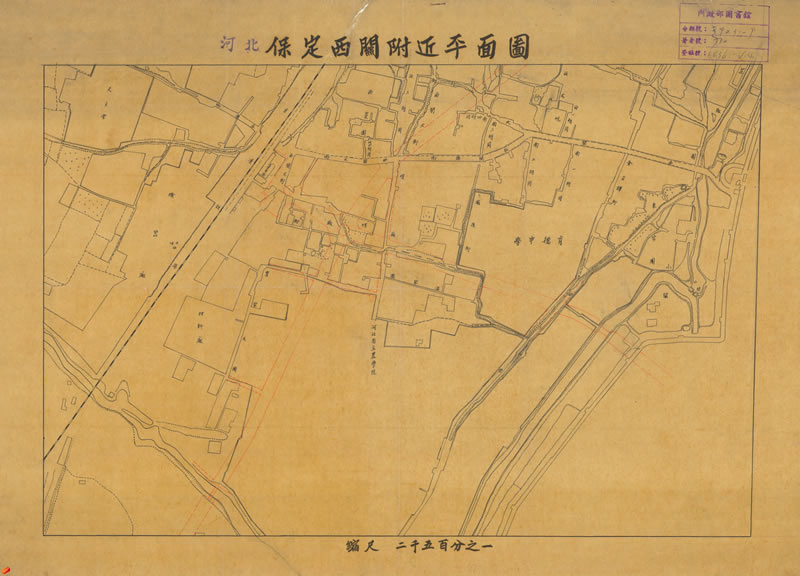 民国《保定西关附近平面图》预览图