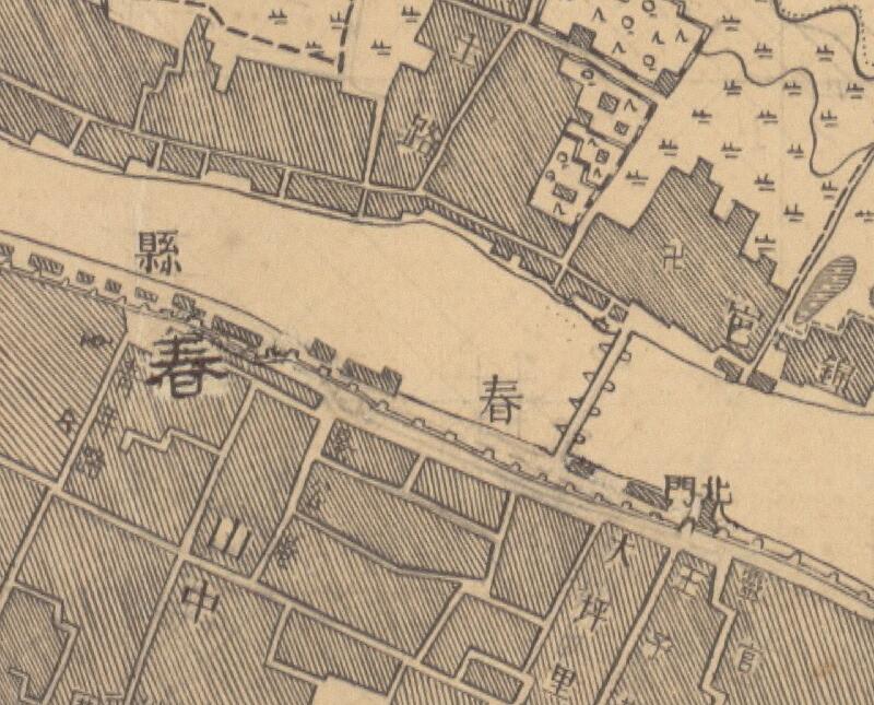 1947年《宜春县城厢图》预览图1